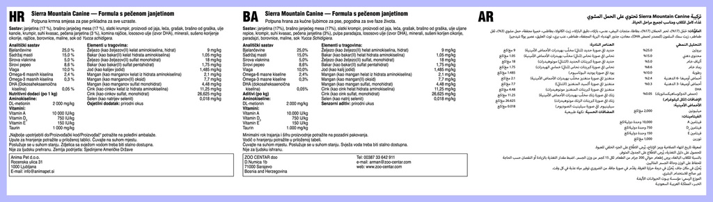 Taste of the Wild Sierra Mountain Canine INTL 2kg