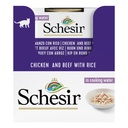 Schesir Cat Food - Chicken & Beef with Rice (Natural Style) - 85g Can