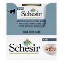 Schesir Cat Food - Tuna with Hake in Jelly - 85g Can