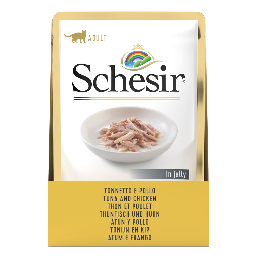 Schesir Cat Pouch - Tuna with Chicken Fillets - 85g