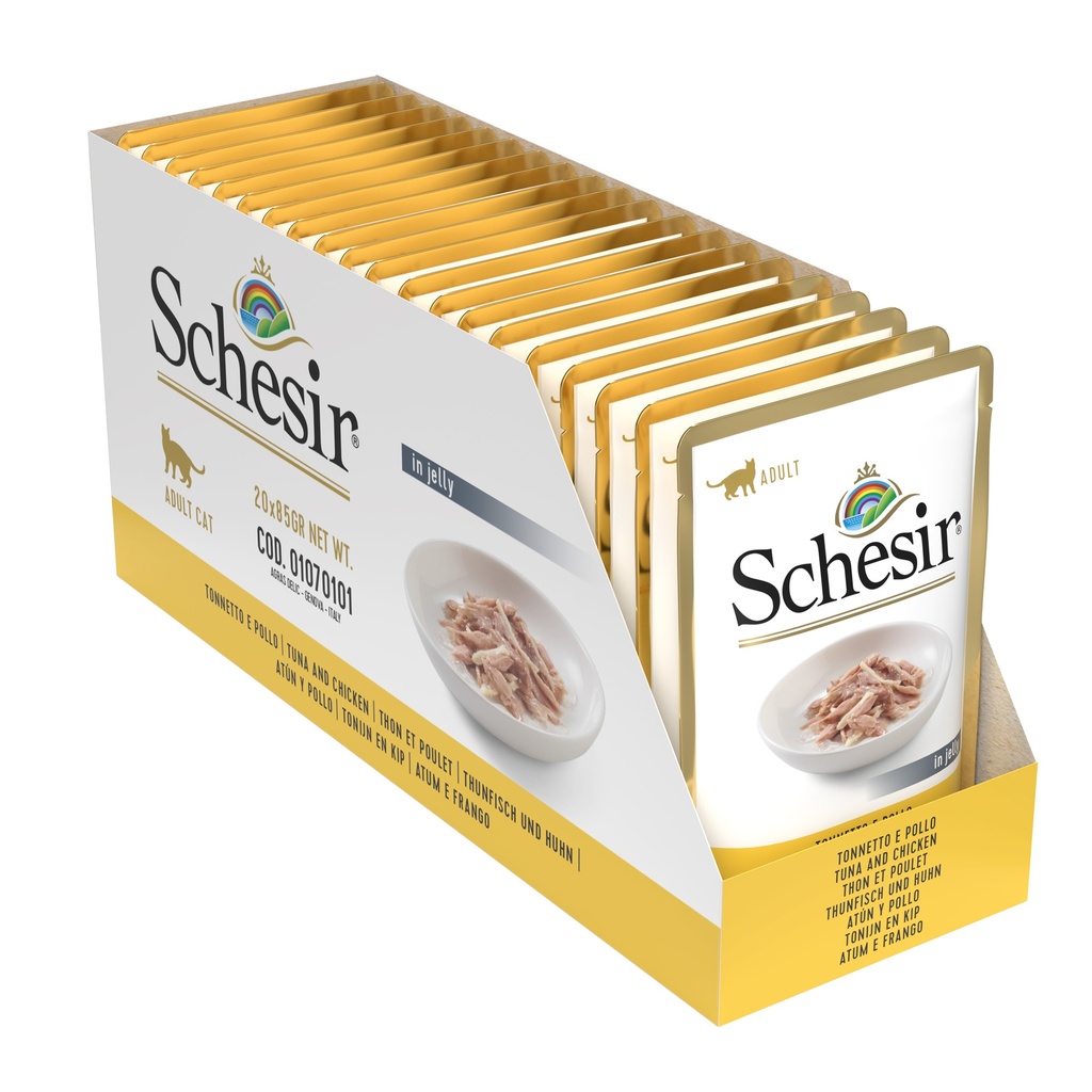 Schesir Cat Pouch - Tuna with Chicken Fillets - 85g