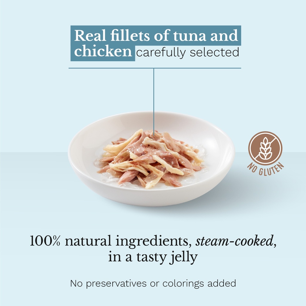 Schesir Cat Pouch - Tuna with Chicken Fillets - 85g