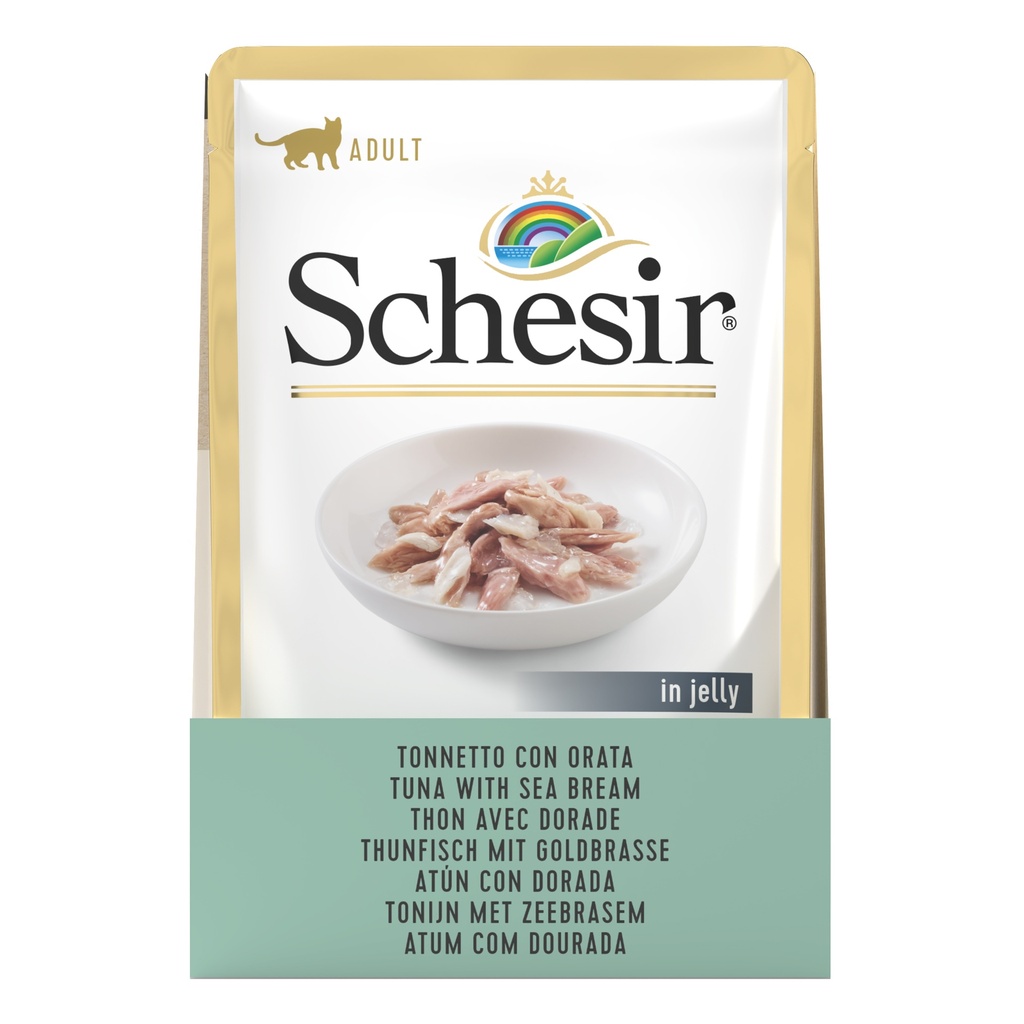 Schesir Cat Pouch – Tuna with Seabream - 85g