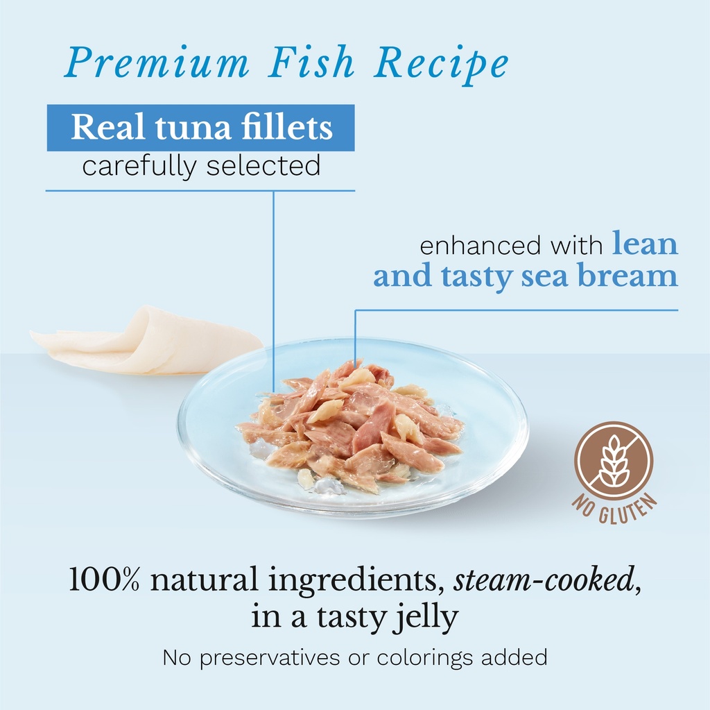Schesir Cat Pouch – Tuna with Seabream - 85g