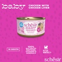 Schesir Baby Wholefood Cat Can – Chicken with Liver - 70g