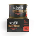 Schesir Taste the World Dog Can - Asian Stir Fry Wholefood Recipe - 150g