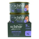 Schesir After Dark Wholefood Cat Can – Chicken with Duck - 80g