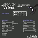 Schesir After Dark Velvet Mousse Cat Pouch – Chicken with Duck - 80g