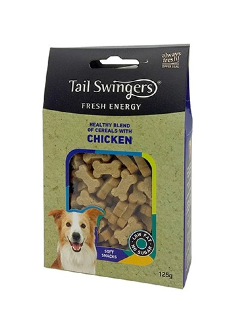 Tailswingers Soft Snacks with Chicken – 125g