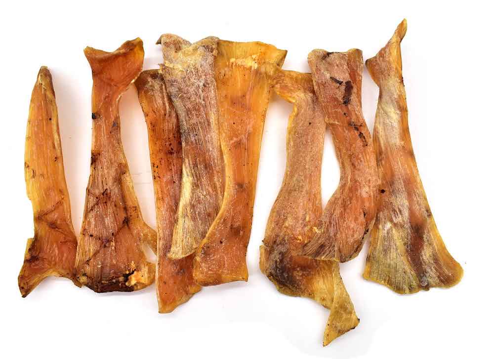 Natural Protein Ostrich Flat Sinews – Dog Chew Treats 10 Pack, 100g