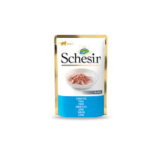 Schesir Pouch Tuna in Jelly For Adult Cat Wet Food (85G)