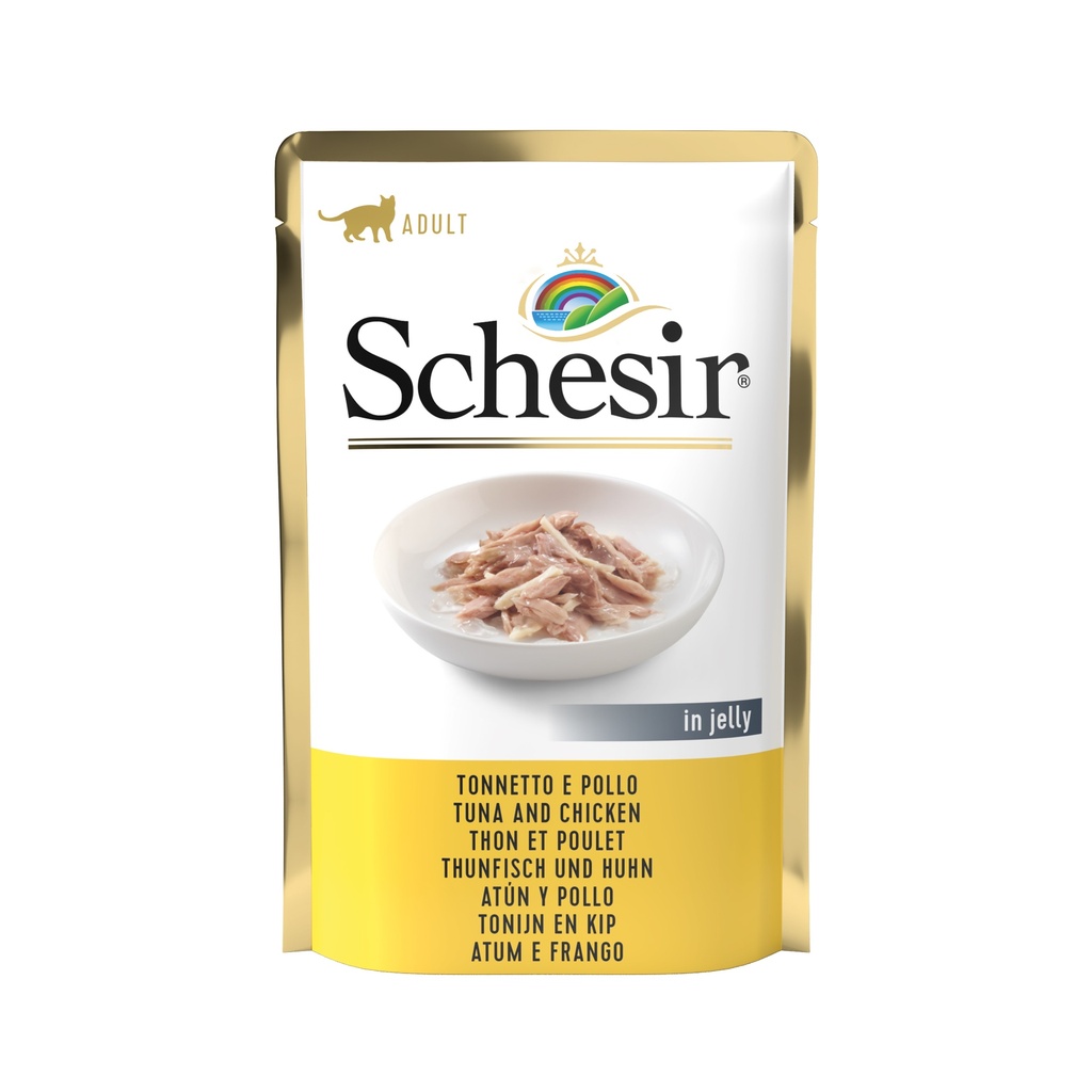 Schesir Cat Pouch - Tuna with Chicken Fillets - 85g