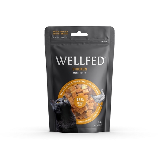 Wellfed Mini Chicken Bites – 50g