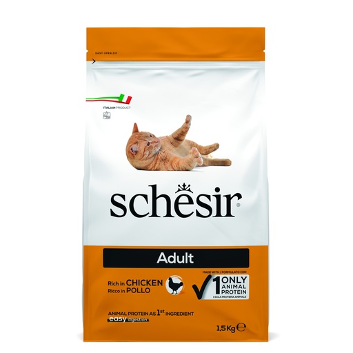 Schesir Dry Cat Food - Maintenance Chicken Formula -Bag 1.5kg