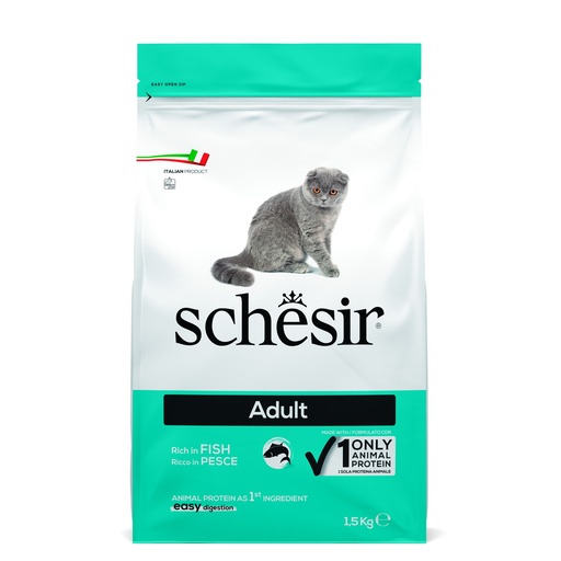 Schesir Dry Cat Food - Maintenance Fish Formula -Bag 1.5kg